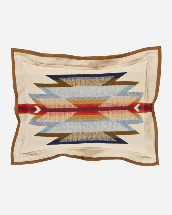 Pendleton JACQUARD PILLOW SHAM SUEDE WYETH TRAIL WHEAT