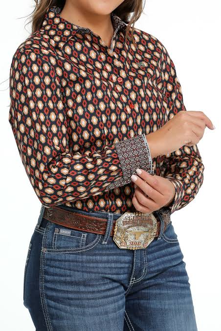 Cinch Ladies Print Shirt Msw9165038