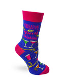 Funny "You Had Me @ Day Drinking" Women's Crew Socks