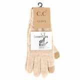 Soft Ribbed Knit Glove G2074P: Lemonade Multi