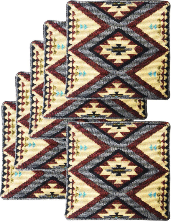 Southwest Jacquard Coasters, Design #3