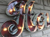 Texas A&M Recycled Metal Wall Décor Illuminated - Howdy