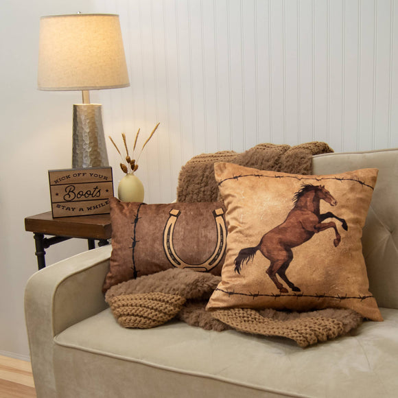 Donna Sharp Cowboy 2PC Decor Pillow Set