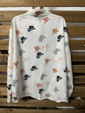 Cowboy Hat Print Shirt: White