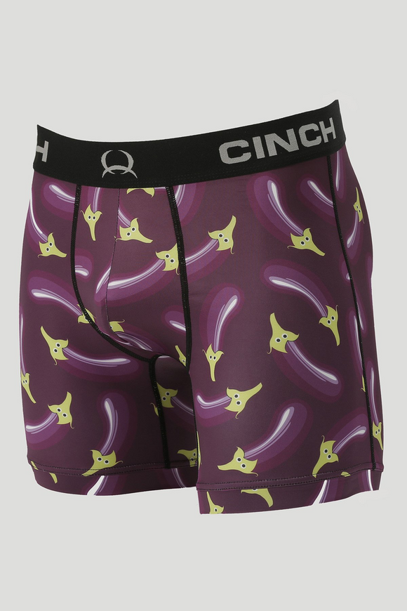 Cinch Mens 6” Boxer Briefs - Eggplant 🍆