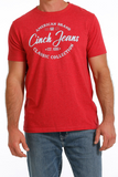 Cinch Mens Classic T Shirt - Red