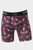 Cinch Mens 6” Boxer Briefs - Eggplant 🍆