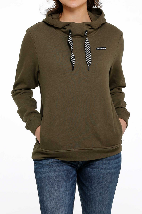 Cinch Ladies Hoodie - Olive