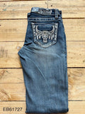 Grace in LA Feather Bull Jeans