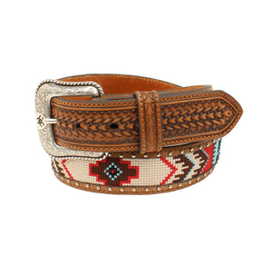 Ariat Mens Aztec Beaded Belt