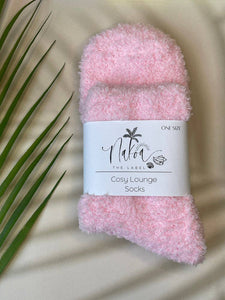 Cosy Lounge Socks - Aspen - Light Pink