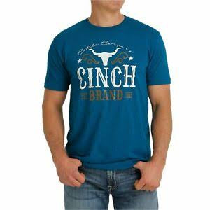 Cinch Men’s Cattle Company Sapphire Blue T Shirt