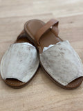 Cowhide Sling Back Footwear