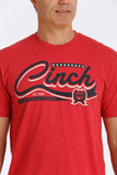 Cinch Mens T Shirt - Cherry