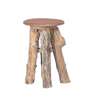 Oliver Wooden Stool - Natural