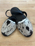 Cowhide Sling Back Footwear