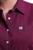 Cinch Ladies Arena Shirt - Burgundy