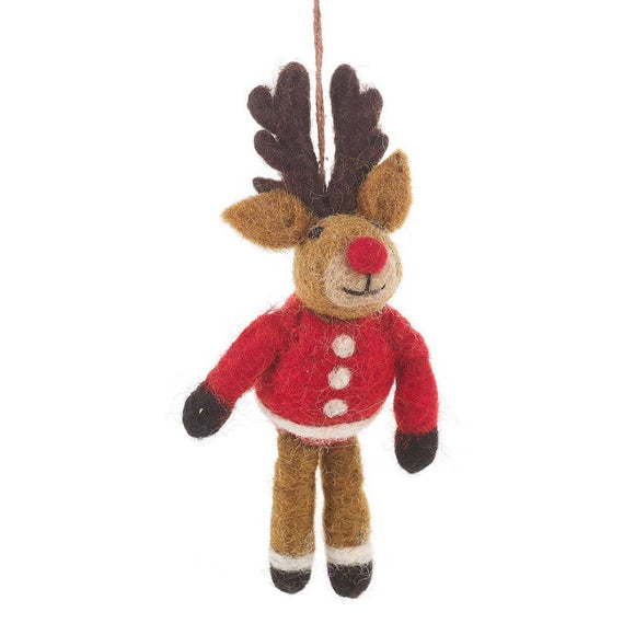 Christmas Rudolf Tree Decoration