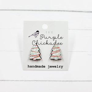 Christmas Tree Stud Earrings