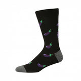 Mens Eggplant Socks