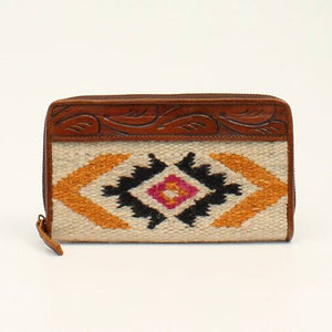 Ariat Wool Blanket Zip Wallet - Multicolour